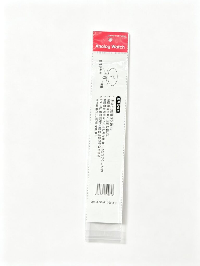 BOPP Header Flat Bag (Slim Watch-Strap Format)