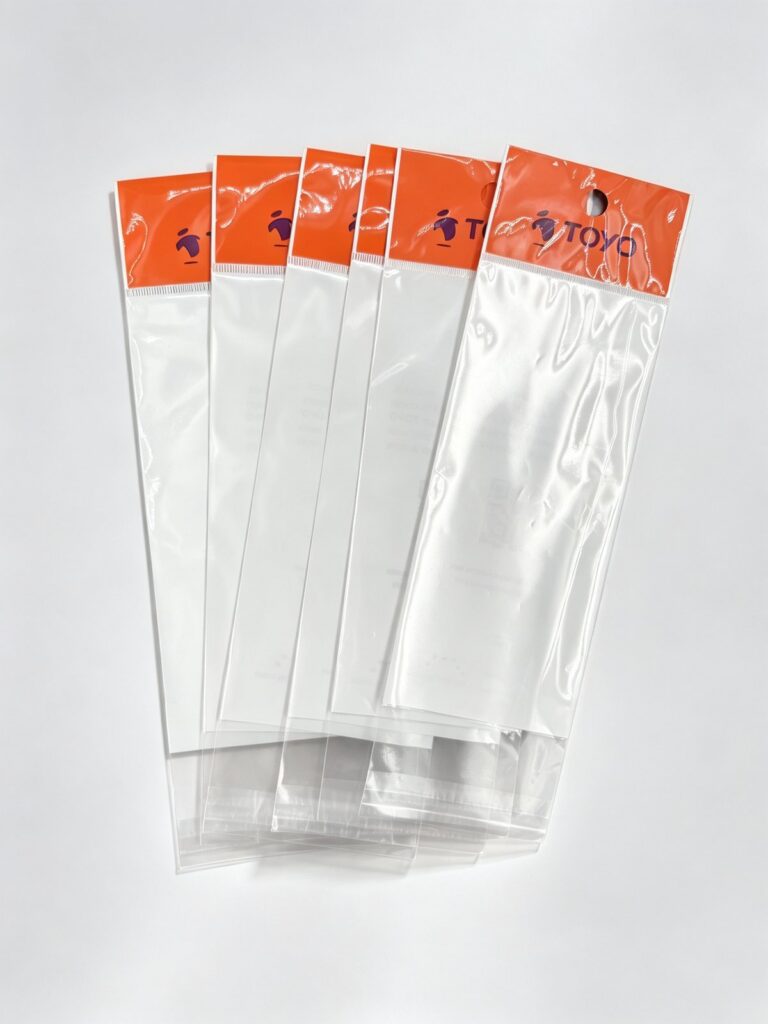 BOPP Header Self-Adhesive Bag (Slim Stationery Format)