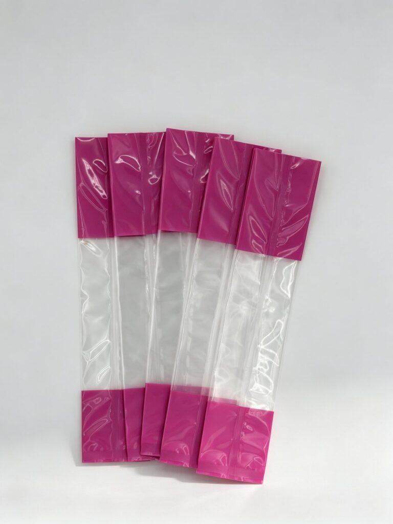 Center-Seal Gusset Pouch (Clear Window)