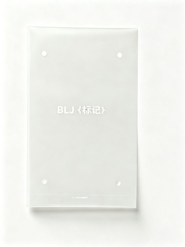 CPE Frosted Flat Bag