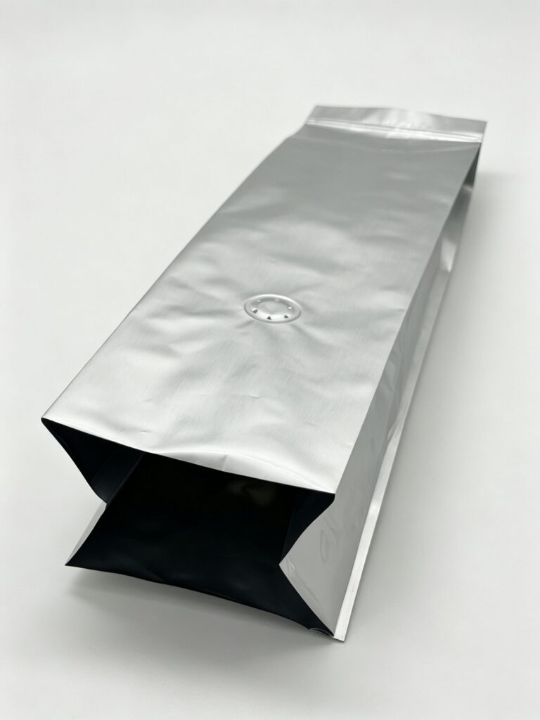 Pure Foil Quad-Seal Coffee Bag (with One-Way Valve)