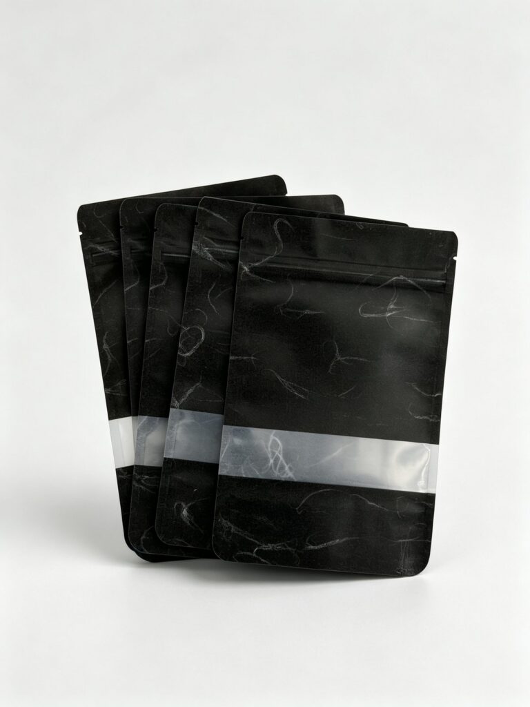 Kraft/PE Window Stand-Up Zipper Pouch