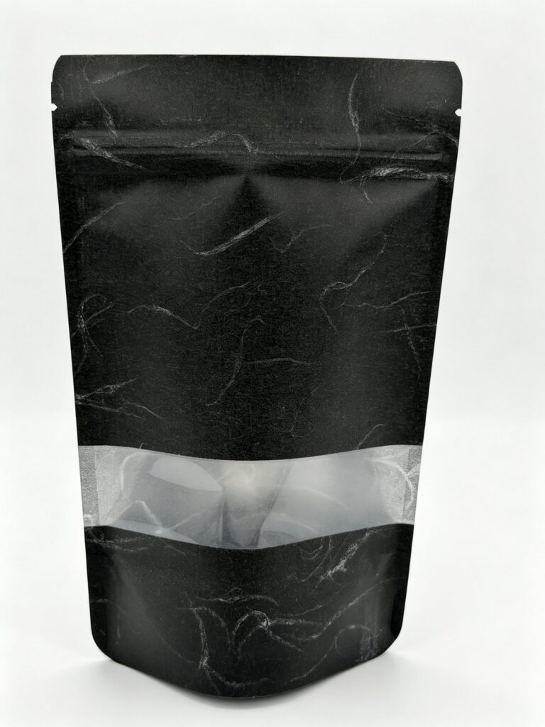Kraft/PE Window Stand-Up Zipper Pouch