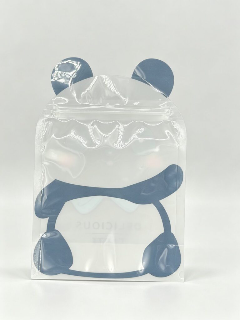 Panda Die-Cut Cartoon Ziplock Pouch