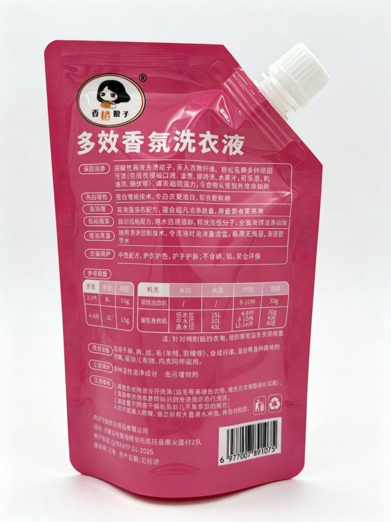 Printed Stand-Up Spout Pouch (Laundry Liquid)