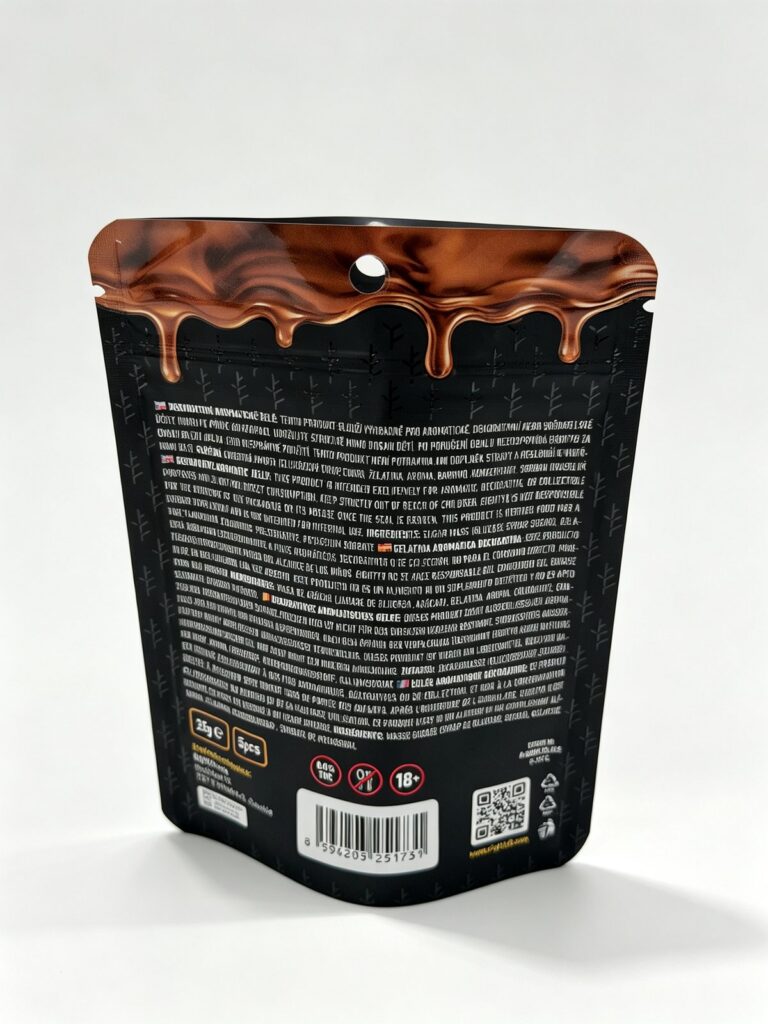 Three-Side-Seal Zipper Pouch (PET/PE)