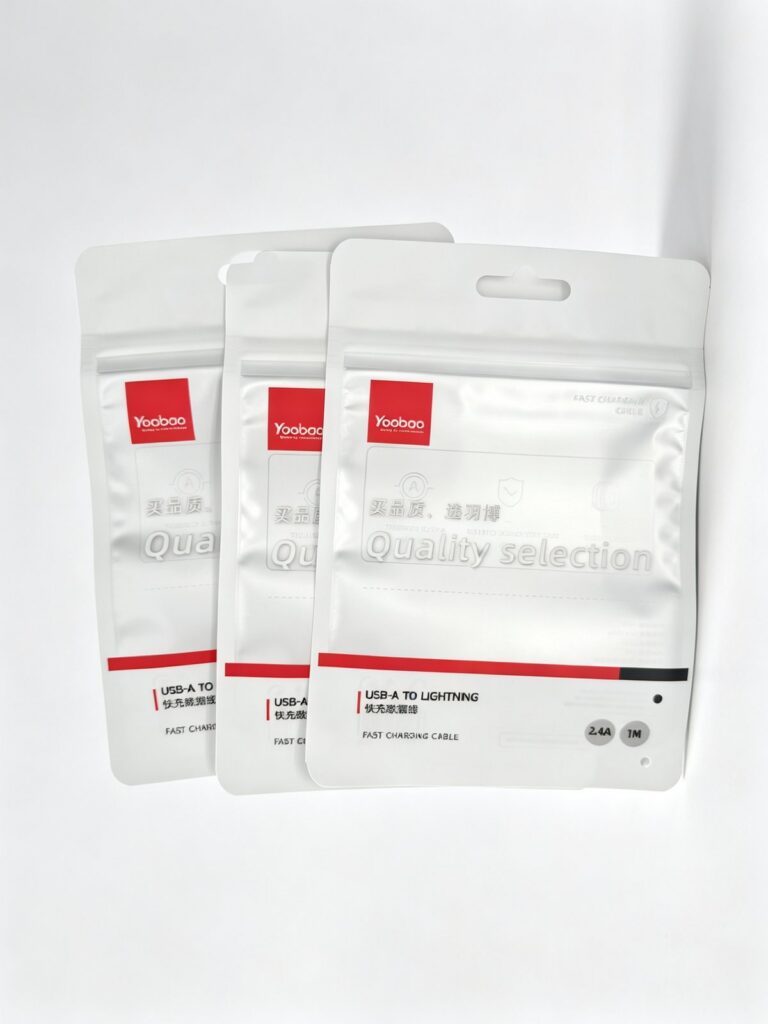Three-Side-Seal Zipper Laminate Pouch