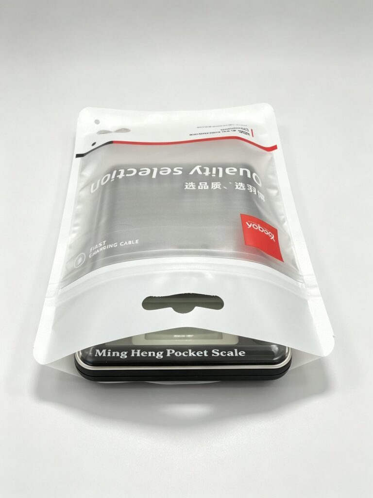 Three-Side-Seal Zipper Laminate Pouch