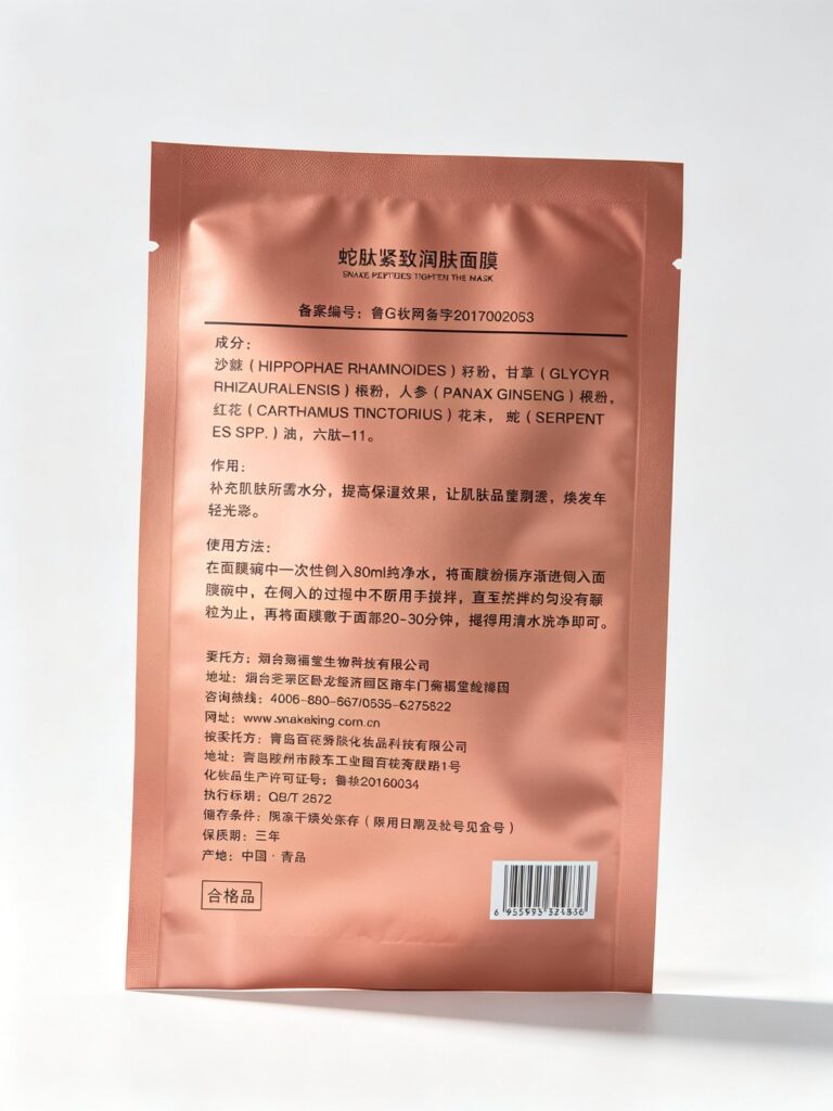 Three-Side-Seal Foil Laminate Pouch
