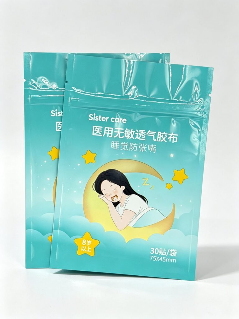 Three-Side-Seal Zipper Pouch (Patch Packaging)