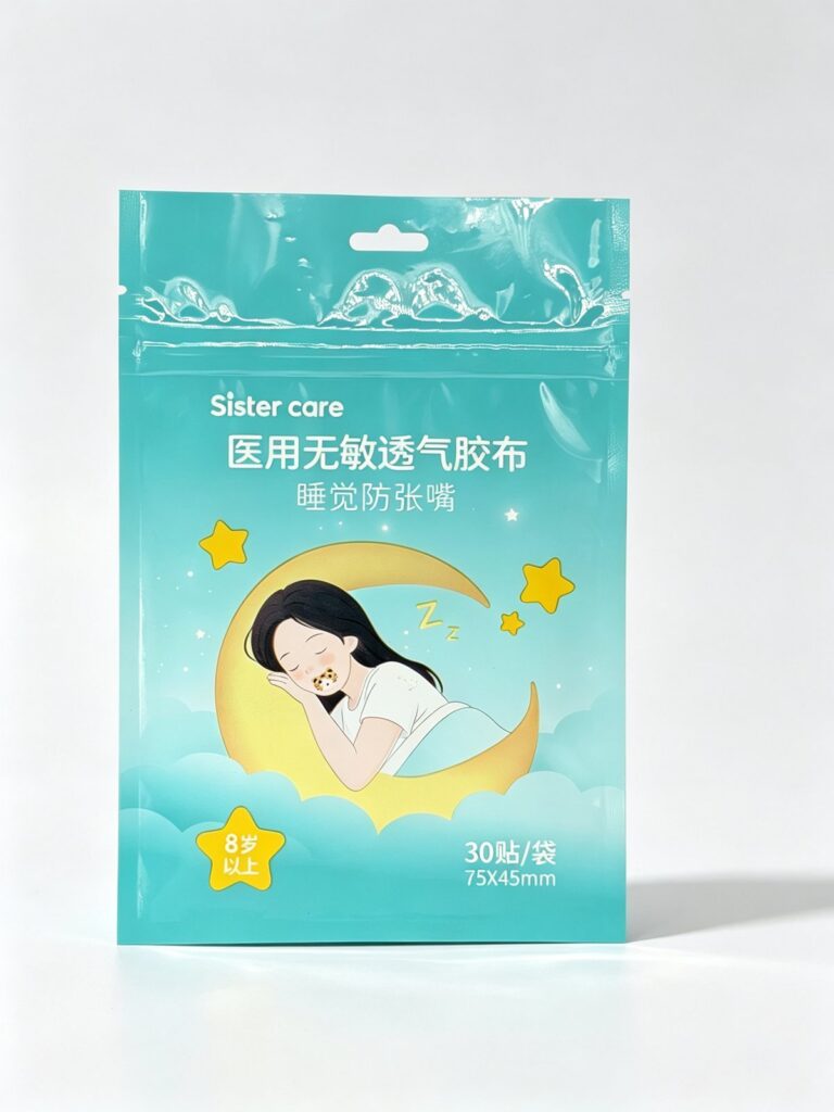 Three-Side-Seal Zipper Pouch (Patch Packaging)