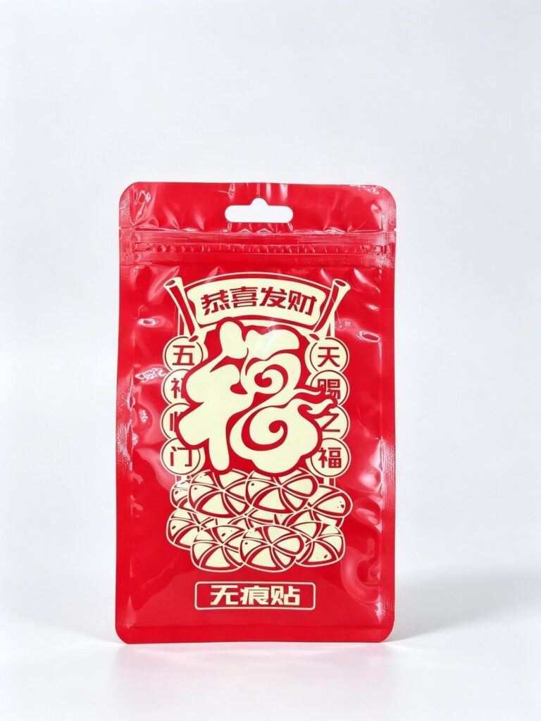 Three-Side-Seal Color Zipper Pouch